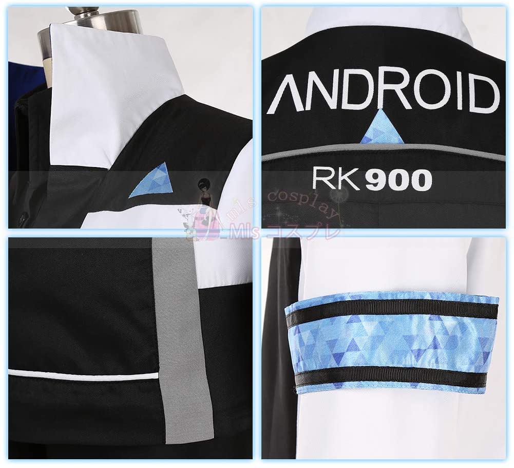 デトロイトビカムヒューマン コナー コスプレ ウィッグセットAmazon.co